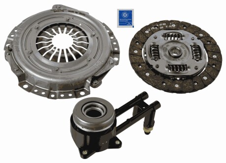 Зчеплення FORD FIESTA V, FUSION 1.25-1.3-1.4 16V 01-12 SACHS 3000 990 214