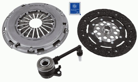 Комплект зчеплення DACIA/NISSAN/RENAULT Duster/Juke/Note/Tiida/Qashqai/Clio/Megane "1,5DCi "05 SACHS 3000990490 (фото 1)