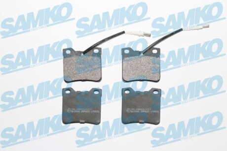 Колодки задние SAMKO 5SP623