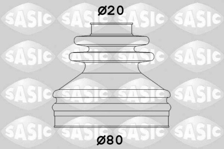 Комплект пыльника, приводной вал SASIC 4003467