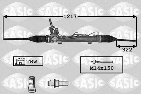 Рулевой механизм SASIC 7006019 (фото 1)