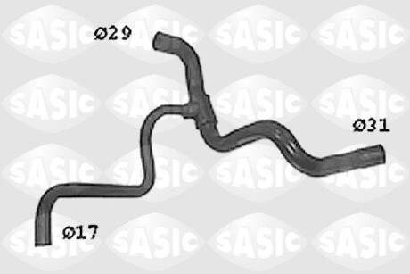 Шланг радиатора SASIC SWH4295