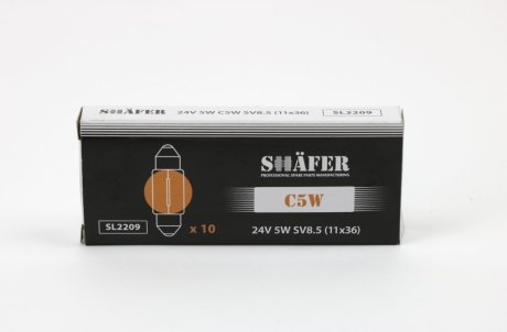 Автолампа C5W SV8,5 5 W SHAFER SL2209