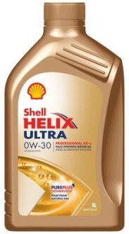 Олива моторна 0W-30 1L HELIX ULTRA PROFESSIONAL AV-L,ACEA C3,VW 507.00/504.00 SHELL 550046303