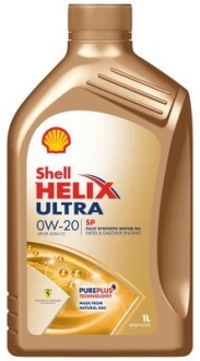 Олива двигуна 1L Helix Ultra SP 0W20 (API SP, АСЕА C5) SHELL 550063070 (фото 1)