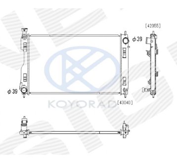 РАДИАТОР SIGNEDA RA093470Q