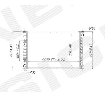 РАДИАТОР SIGNEDA RA13039Q