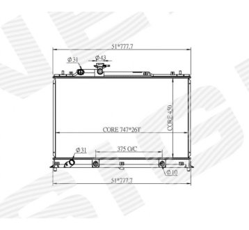 РАДИАТОР SIGNEDA RA28748Q