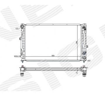 РАДИАТОР SIGNEDA RA60228Q