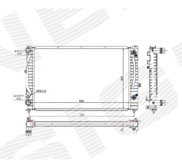 РАДИАТОР SIGNEDA RA60229Q