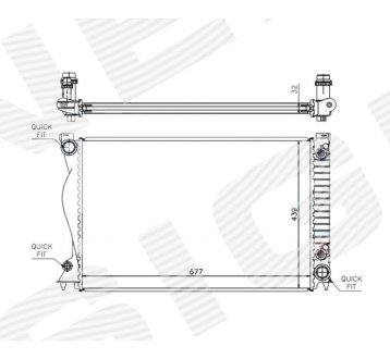 РАДИАТОР SIGNEDA RA60236Q