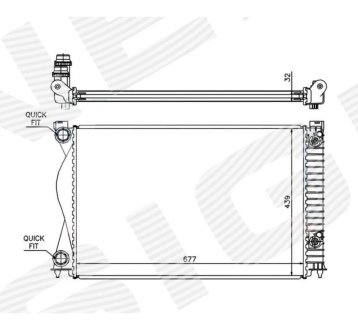 РАДИАТОР SIGNEDA RA60237Q