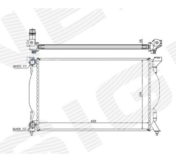 РАДИАТОР SIGNEDA RA60304Q