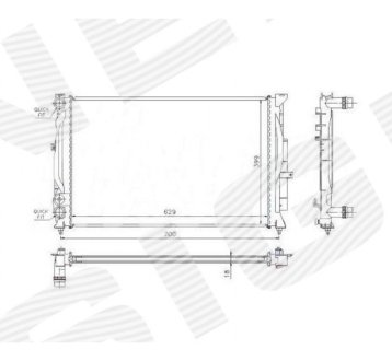 РАДИАТОР SIGNEDA RA60308