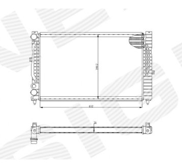 РАДИАТОР SIGNEDA RA60489A/60299