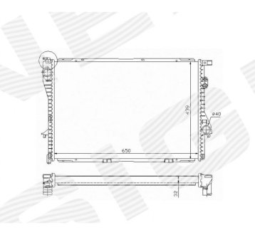 РАДИАТОР SIGNEDA RA60603Q