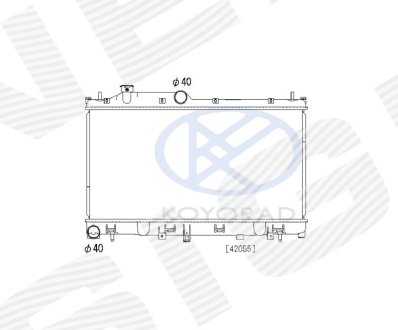 РАДИАТОР SIGNEDA RA606532Q