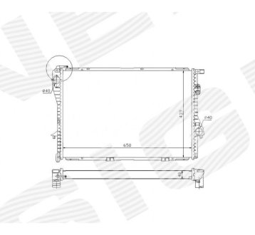 РАДИАТОР SIGNEDA RA60752Q