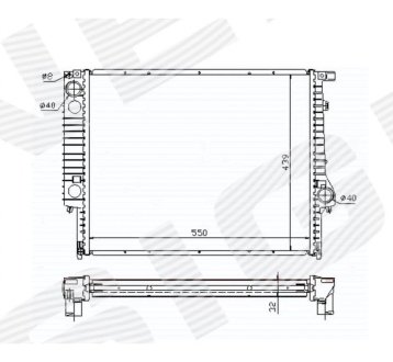 РАДИАТОР SIGNEDA RA60759Q