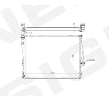 РАДИАТОР SIGNEDA RA60782Q