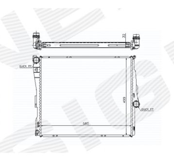 РАДИАТОР SIGNEDA RA60803A