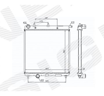 РАДИАТОР SIGNEDA RA61278Q