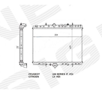 РАДИАТОР SIGNEDA RA61291Q