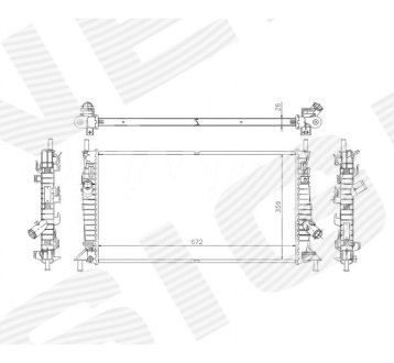 РАДИАТОР SIGNEDA RA62017Q