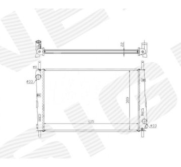 РАДИАТОР SIGNEDA RA62041Q