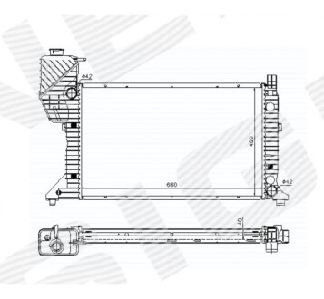 РАДИАТОР SIGNEDA RA62685