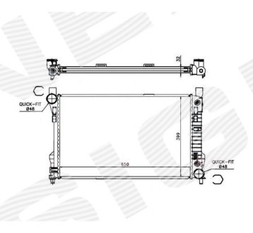 РАДИАТОР SIGNEDA RA62786Q