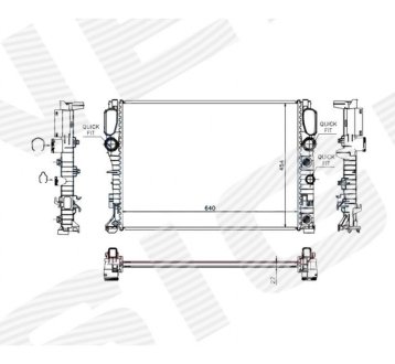 РАДИАТОР SIGNEDA RA62792Q