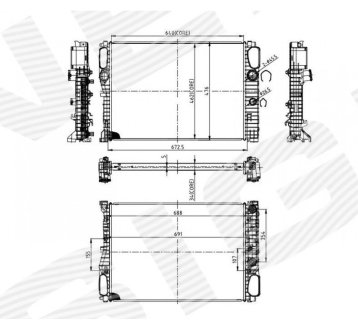 РАДИАТОР SIGNEDA RA62797A