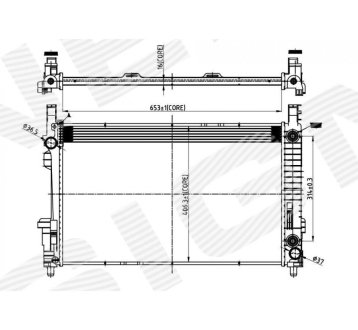 РАДИАТОР SIGNEDA RA62799A