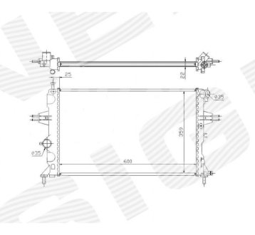 РАДИАТОР SIGNEDA RA630041