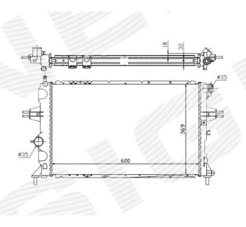 РАДИАТОР SIGNEDA RA63006A