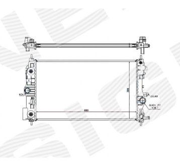 РАДИАТОР SIGNEDA RA630724