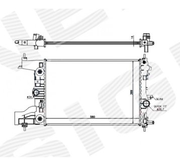 РАДИАТОР SIGNEDA RA630729