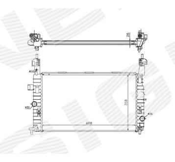 РАДИАТОР SIGNEDA RA63087Q