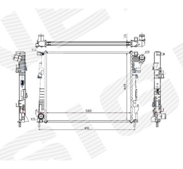 РАДИАТОР SIGNEDA RA63122Q