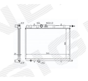 РАДИАТОР SIGNEDA RA63502Q