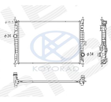 РАДИАТОР SIGNEDA RA636014Q (фото 1)