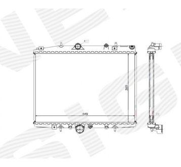 РАДИАТОР SIGNEDA RA63705Q