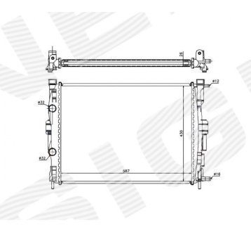 РАДИАТОР SIGNEDA RA63765Q