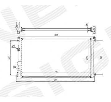 РАДИАТОР SIGNEDA RA63824Q