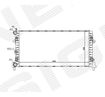 РАДИАТОР SIGNEDA RA640012