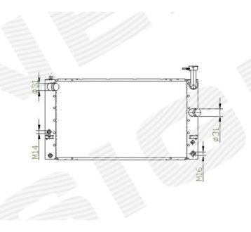 РАДИАТОР SIGNEDA RA646809