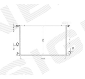 РАДИАТОР SIGNEDA RA646810Q