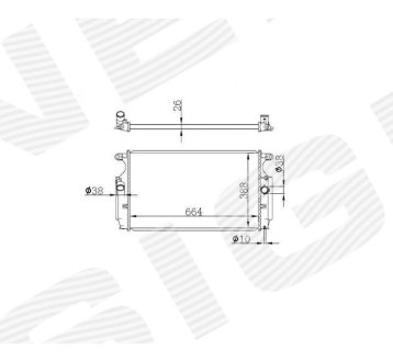 РАДИАТОР SIGNEDA RA64693Q