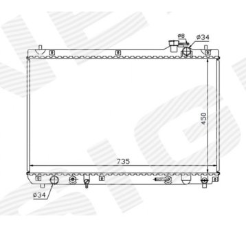 РАДИАТОР SIGNEDA RA64766Q